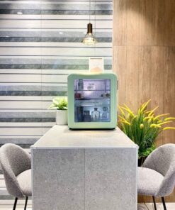Tủ Mỹ Phẩm Đồ Uống HCK 48L Retro Xanh Mint
