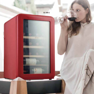 Tủ rượu HCK 70L màu đỏ